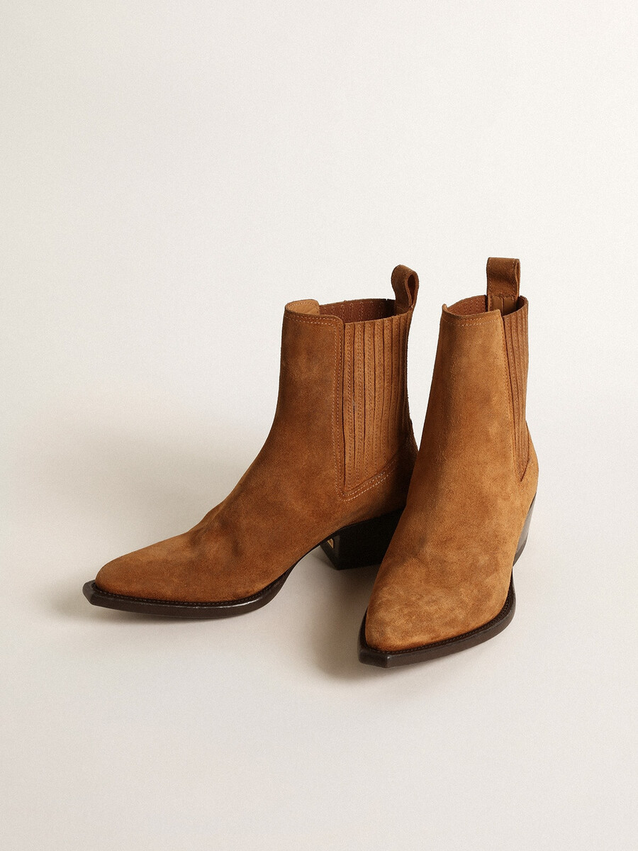 brązowe zamszowe buty debbie