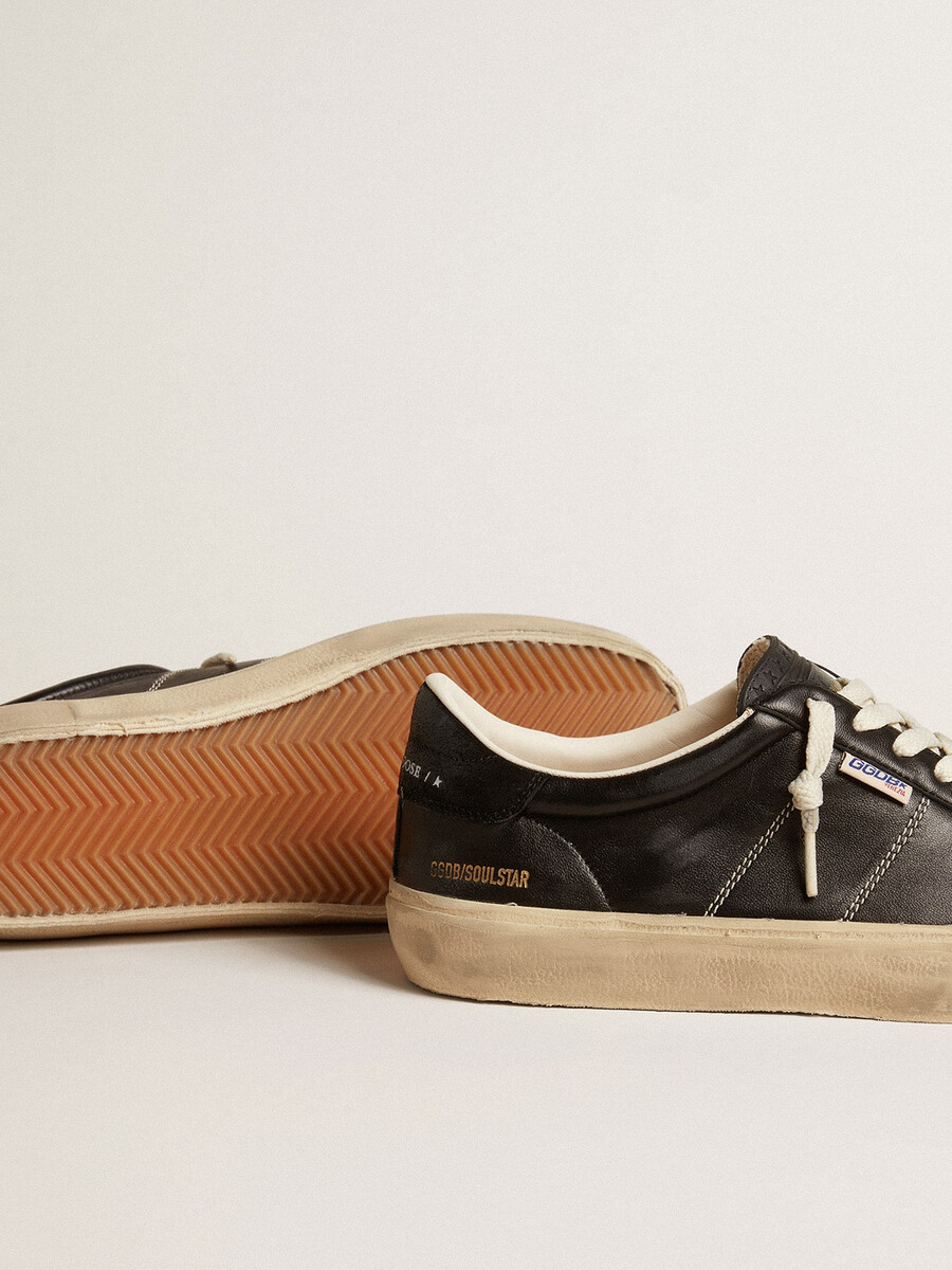 męskie buty soul star z czarnej bio-nappy