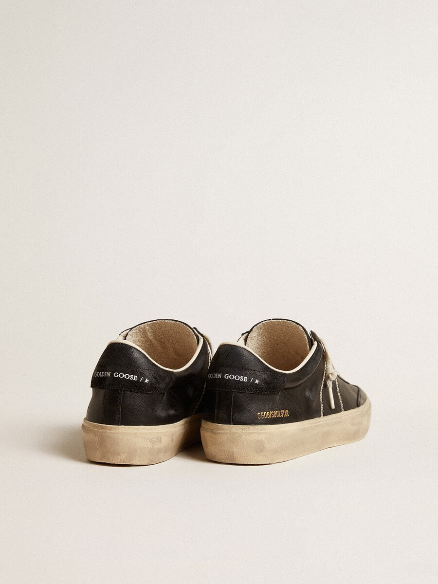 męskie buty soul star z czarnej bio-nappy