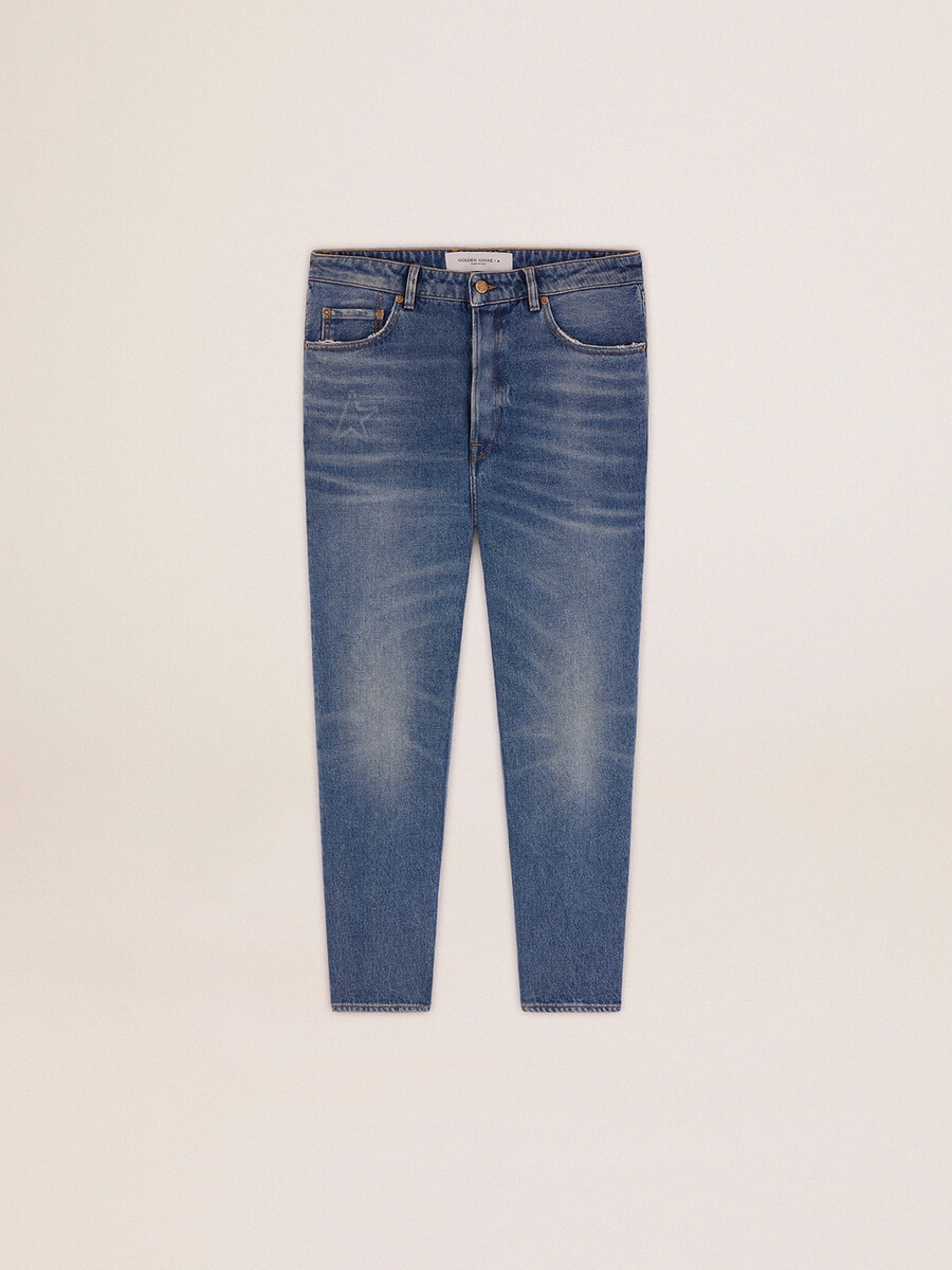 męskie jeansy slim fit ze średnim spraniem