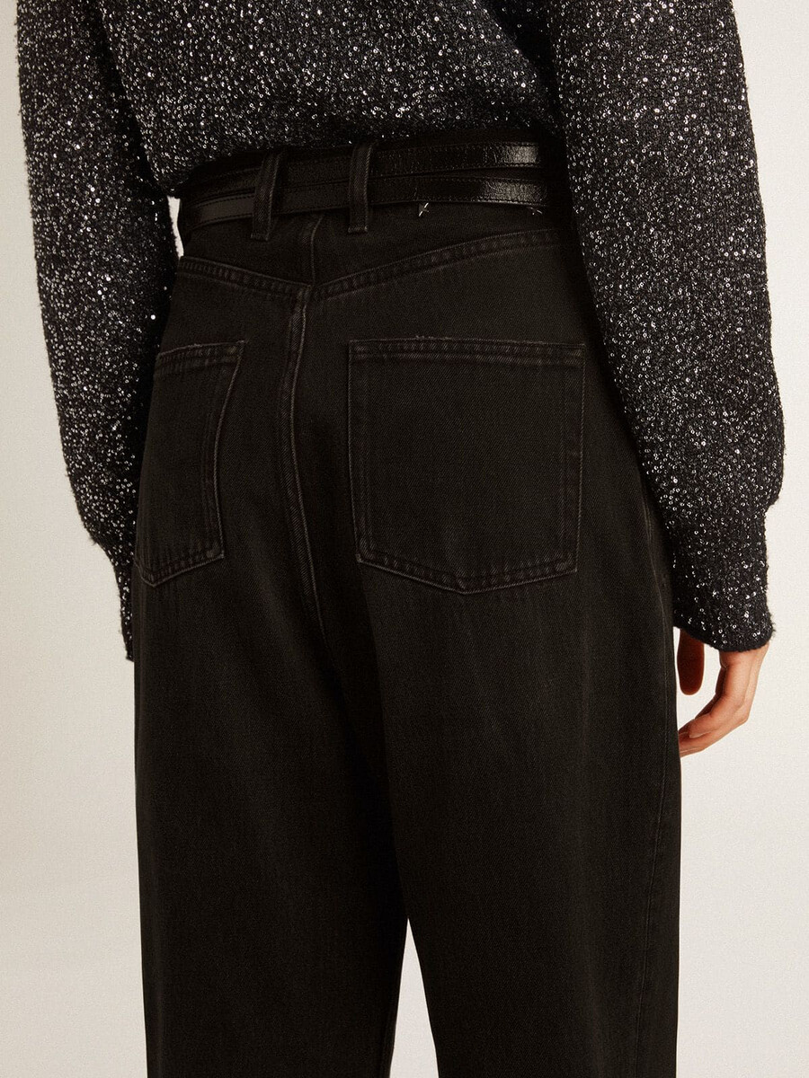 czarne jeansy damskie