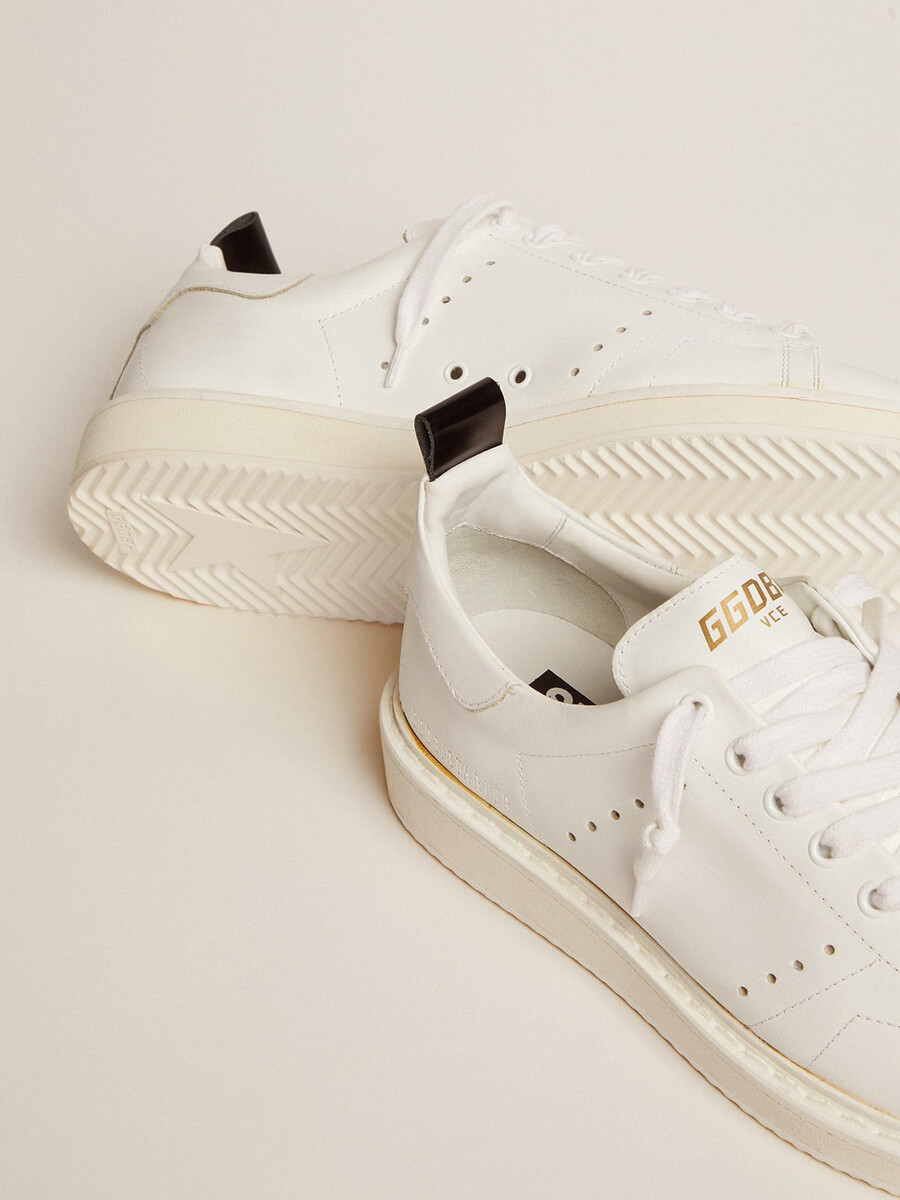 męskie buty starter ze skóry z gwiazdką na pięcie