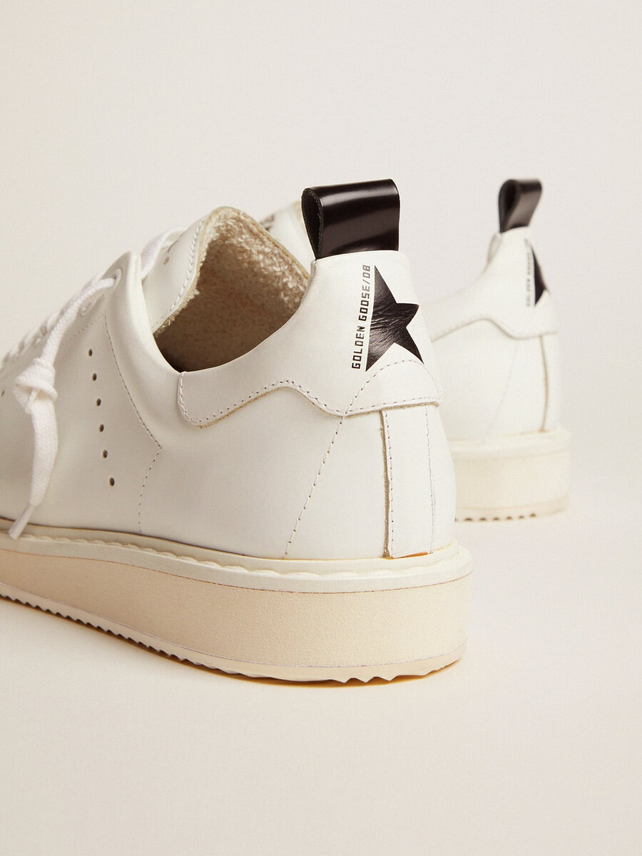 męskie buty starter ze skóry z gwiazdką na pięcie