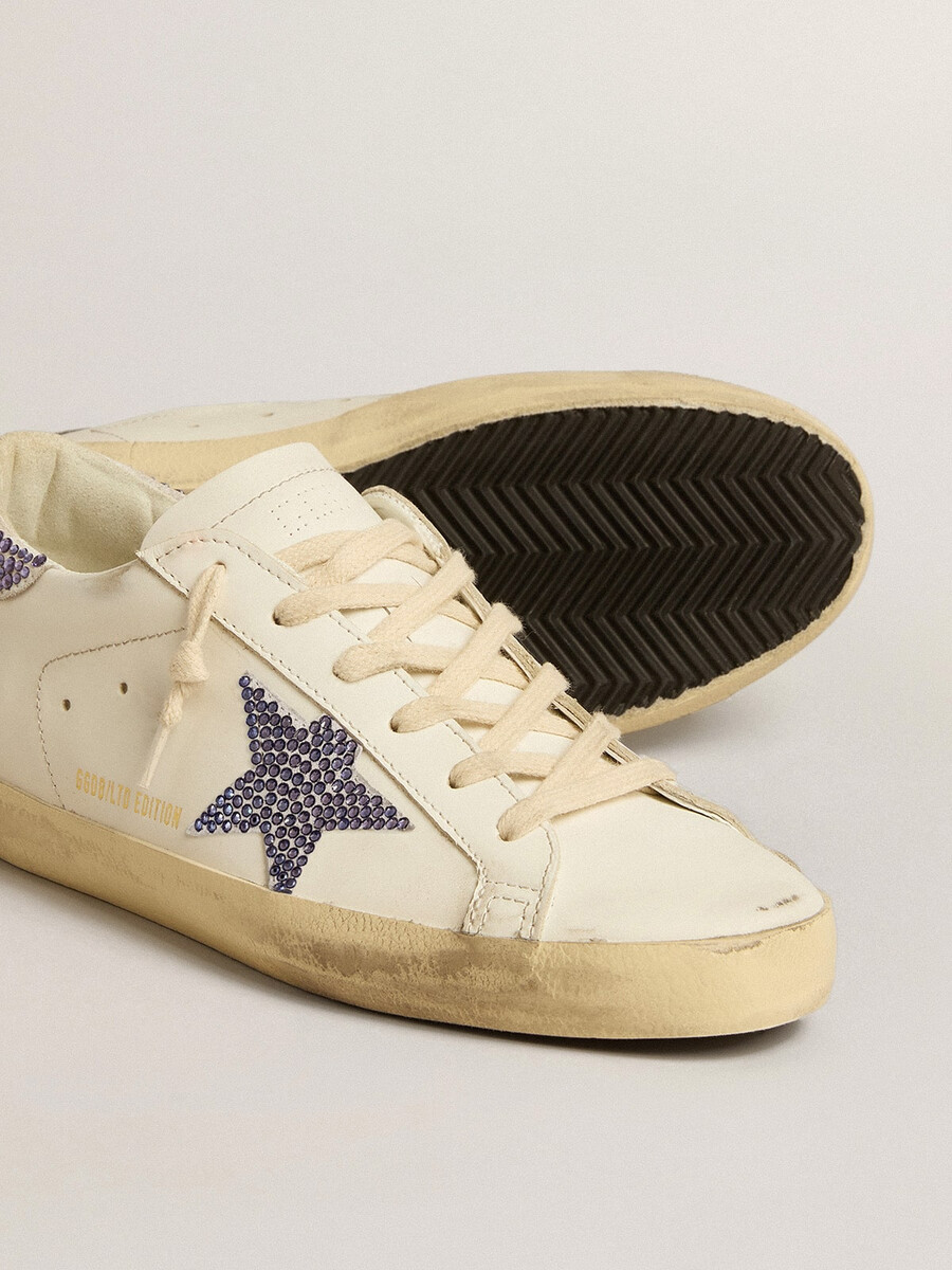 buty sportowe damskie z kryształami swarovskiego super-star ltd