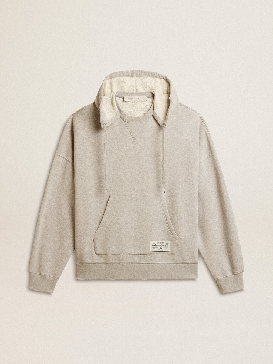 bluza z kapturem unisex bawełniana z nadrukiem na plecach