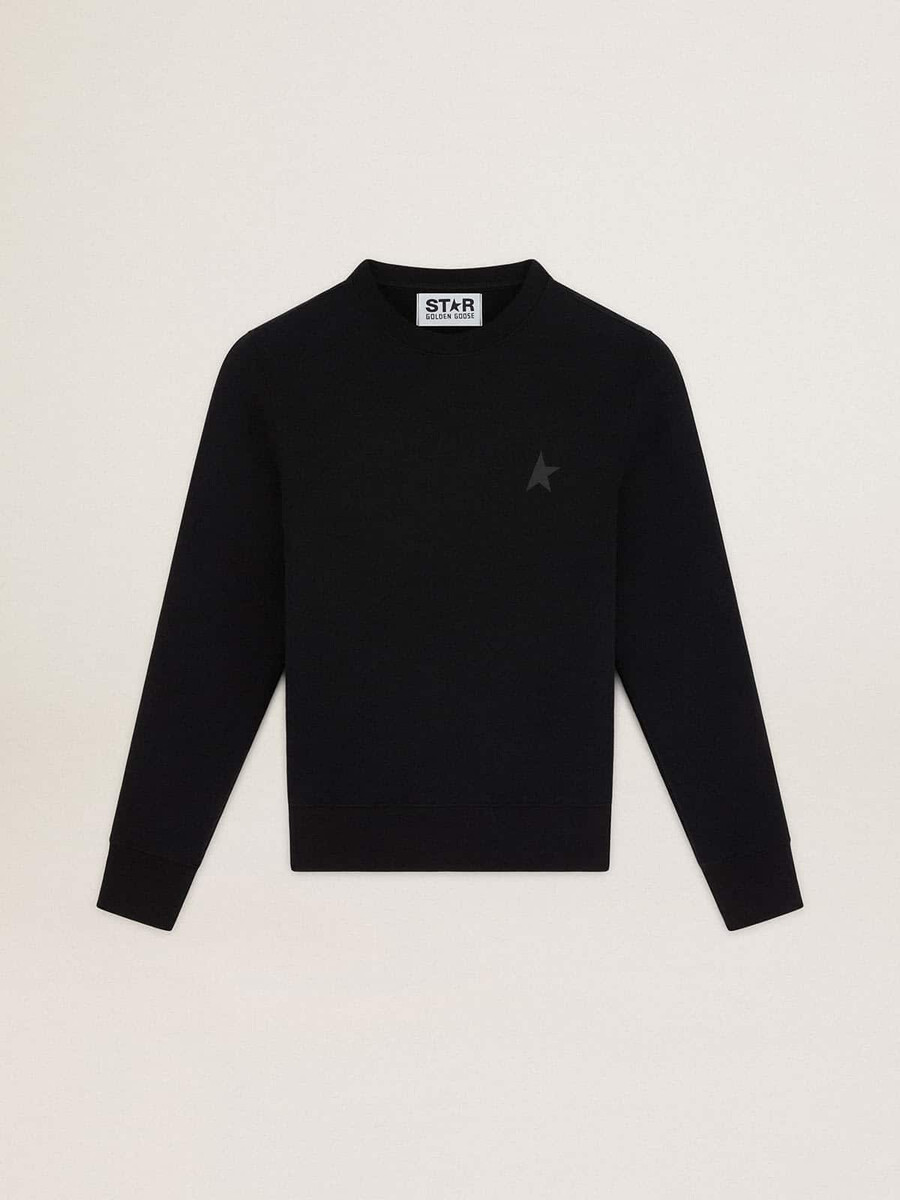 bluza z kolekcji black athena star z gwiazdą w tym samym kolorze z przodu