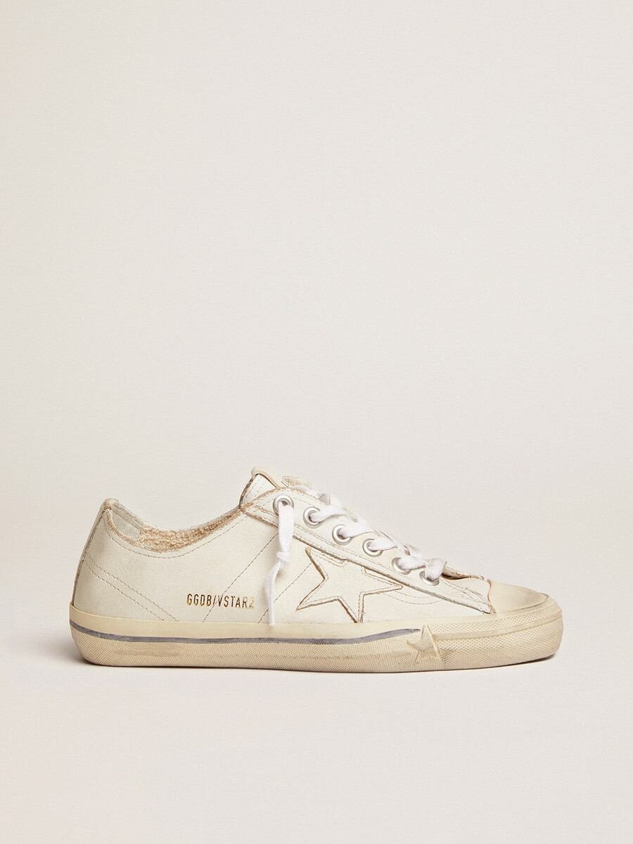 damskie buty v-star ze skóry w stylu vintage
